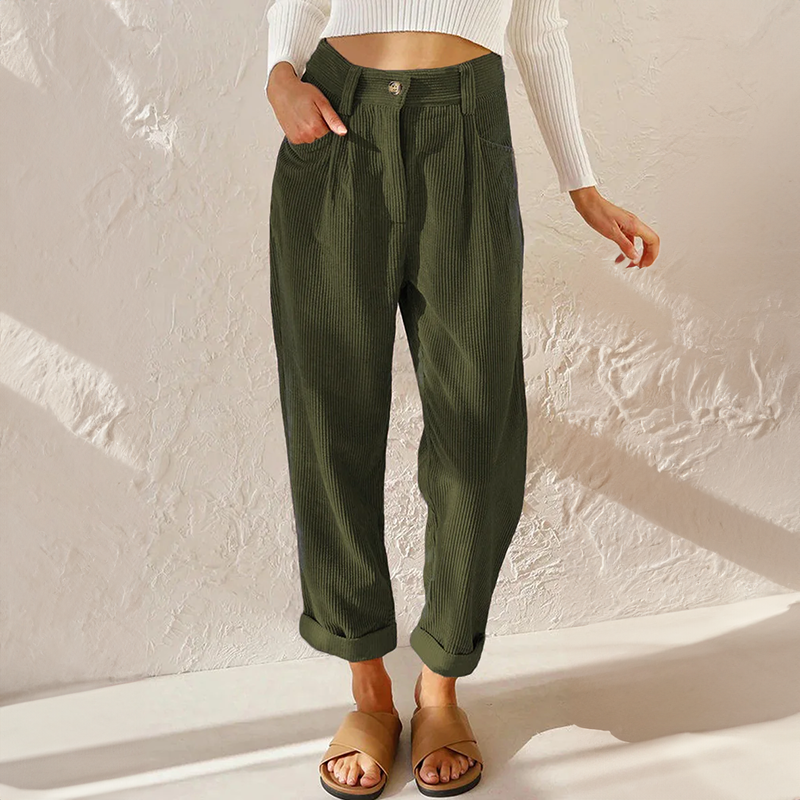 Corduroy Comfort Broek | Zachte Ribstof & Relaxte Pasvorm
