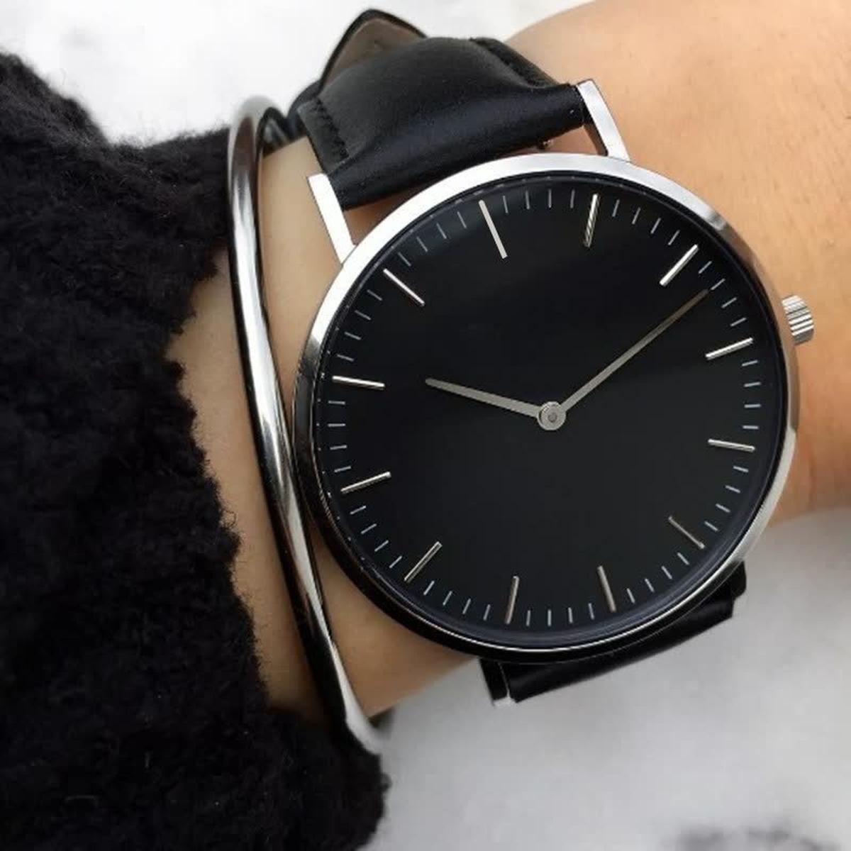 Elegante Dames Horloge | RVS Quartz Polshorloge Met Minimalistisch Design