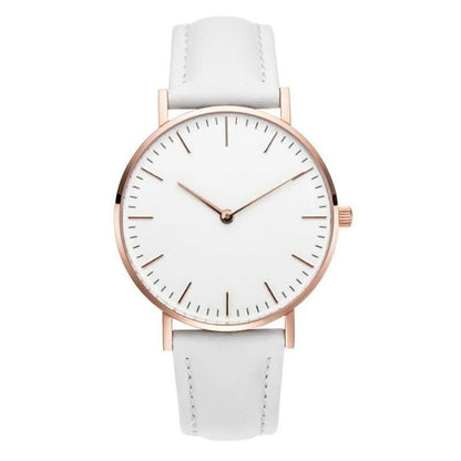 Elegante Dames Horloge | RVS Quartz Polshorloge Met Minimalistisch Design
