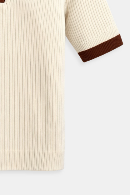 ELLY | Tijdloze Dun Gebreide Dames Polo Met Klassiek & Stijlvol Design