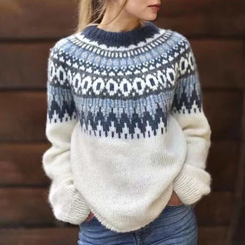Dames Kasjmier Nordic Trui | Zacht, Warm & Luxe Comfort