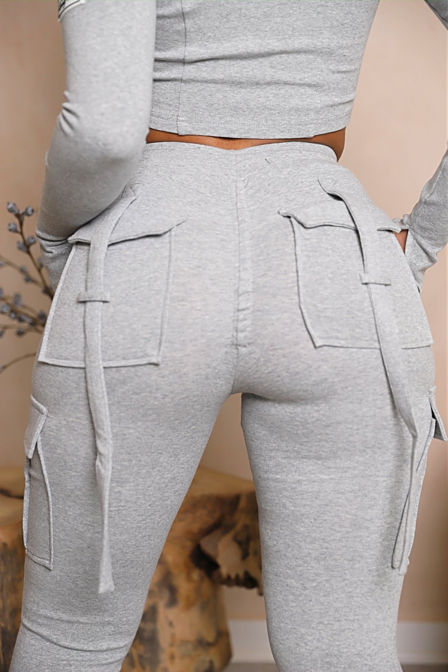 V-Cut Cargo Joggingbroek Voor Dames | Shapewear Effect En Comfortabel Slim Fit Ontwerp