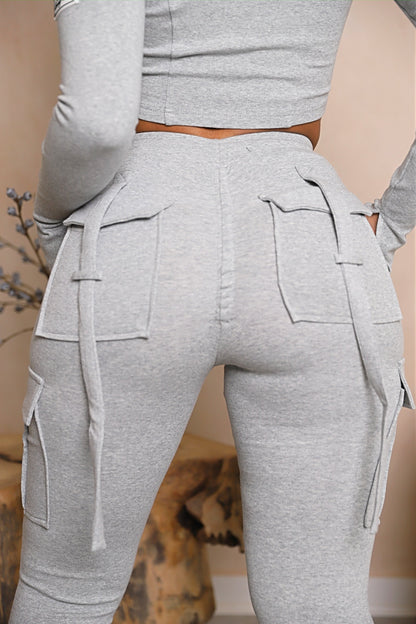 V-Cut Cargo Joggingbroek Voor Dames | Shapewear Effect En Comfortabel Slim Fit Ontwerp