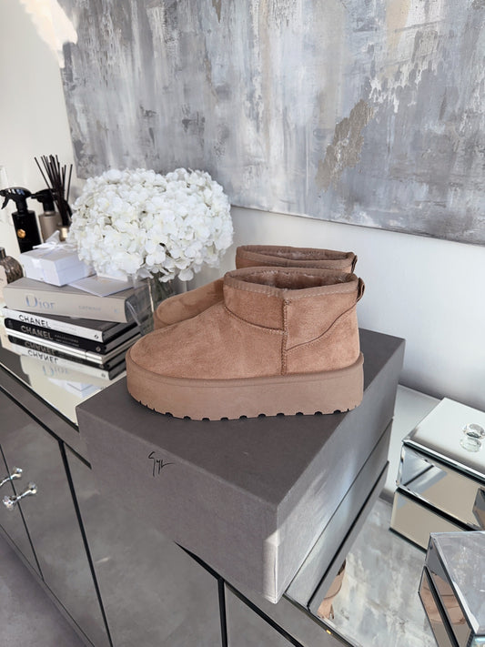 Warm Gevoerde Bruine Boots Dames – Warme Luxe Voor Koude Dagen