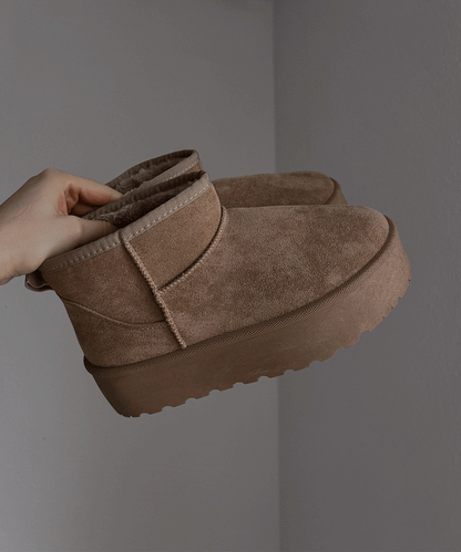 Warm Gevoerde Bruine Boots Dames – Warme Luxe Voor Koude Dagen