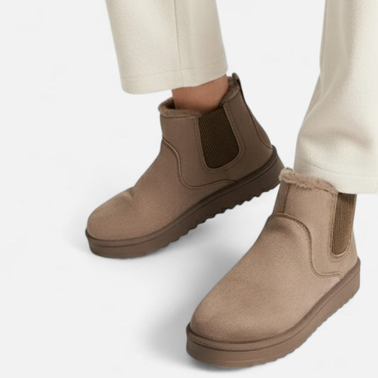 Platformlaarzen | Warme Slip-On Winterboots Voor Dames