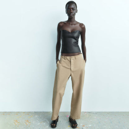 LIVIA | Luxe Metallic Top Voor DamesZonder Bandjes - Elegant, Chic & Onweerstaanbaar