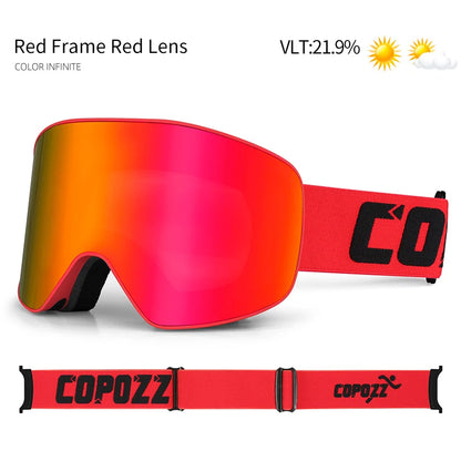 Professionele Ski Bril | Dubbele Anti-condens Lens Met UV400 & Breed Zicht
