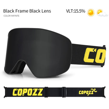 Professionele Ski Bril | Dubbele Anti-condens Lens Met UV400 & Breed Zicht