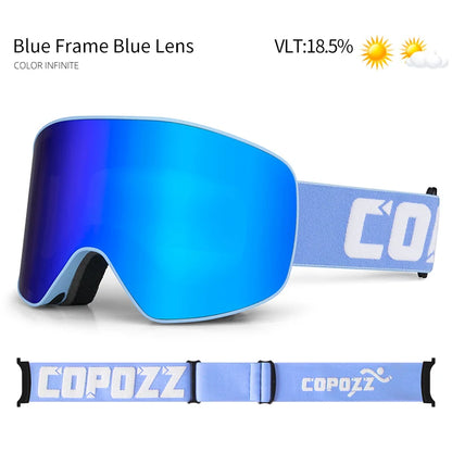 Professionele Ski Bril | Dubbele Anti-condens Lens Met UV400 & Breed Zicht