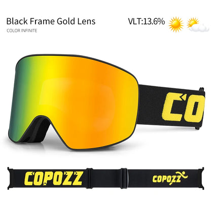 Professionele Ski Bril | Dubbele Anti-condens Lens Met UV400 & Breed Zicht