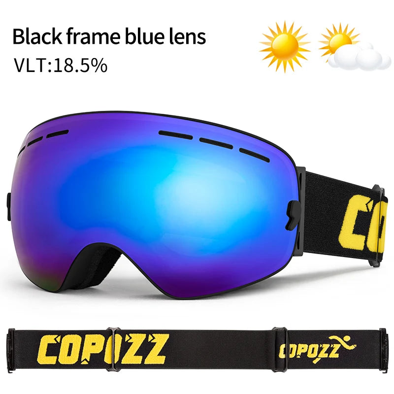 Ski Bril Pro Vision | Dubbele Anti-fog Lens Met Breedzicht & UV400 Bescherming