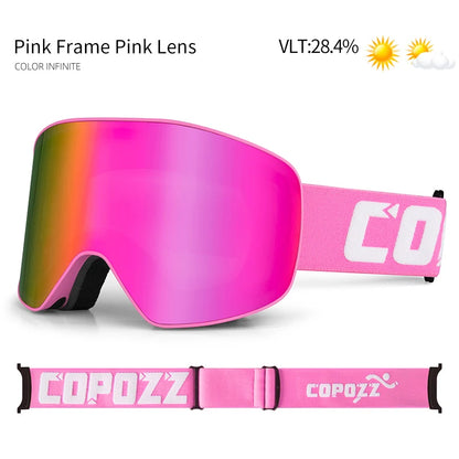 Professionele Ski Bril | Dubbele Anti-condens Lens Met UV400 & Breed Zicht