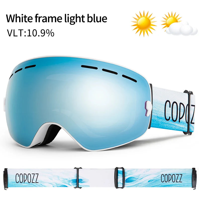 Ski Bril Pro Vision | Dubbele Anti-fog Lens Met Breedzicht & UV400 Bescherming