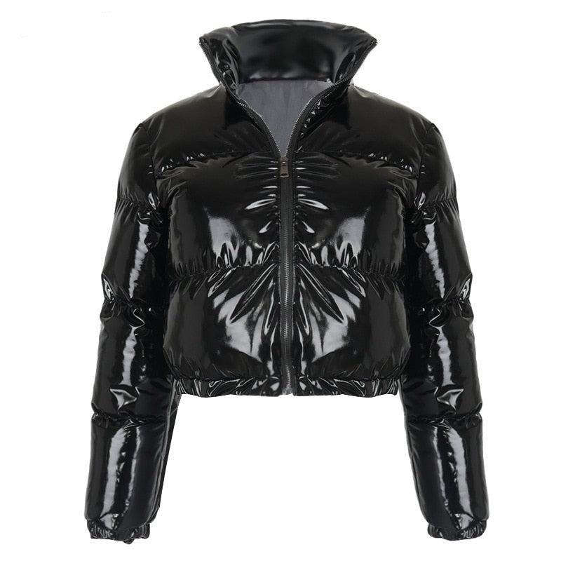 Glazende Puffer Winterjas Voor Dames | De ultieme statementjas voor koude dagen