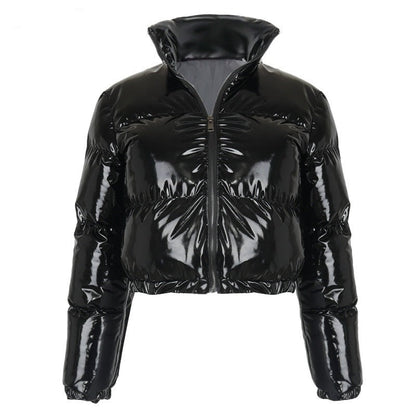 Glazende Puffer Winterjas Voor Dames | De ultieme statementjas voor koude dagen