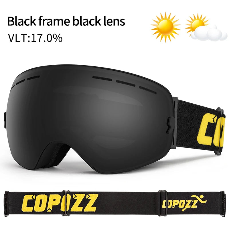 Ski Bril Pro Vision | Dubbele Anti-fog Lens Met Breedzicht & UV400 Bescherming