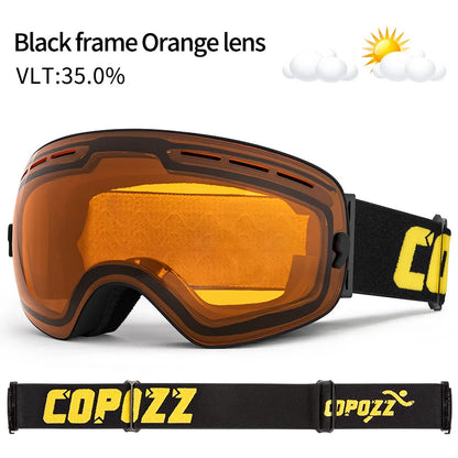 Ski Bril Pro Vision | Dubbele Anti-fog Lens Met Breedzicht & UV400 Bescherming