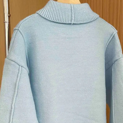 Luxe Polo Knit Trui | Tijdloze Warmte, Stijl & Ongeëvenaarde Zachtheid