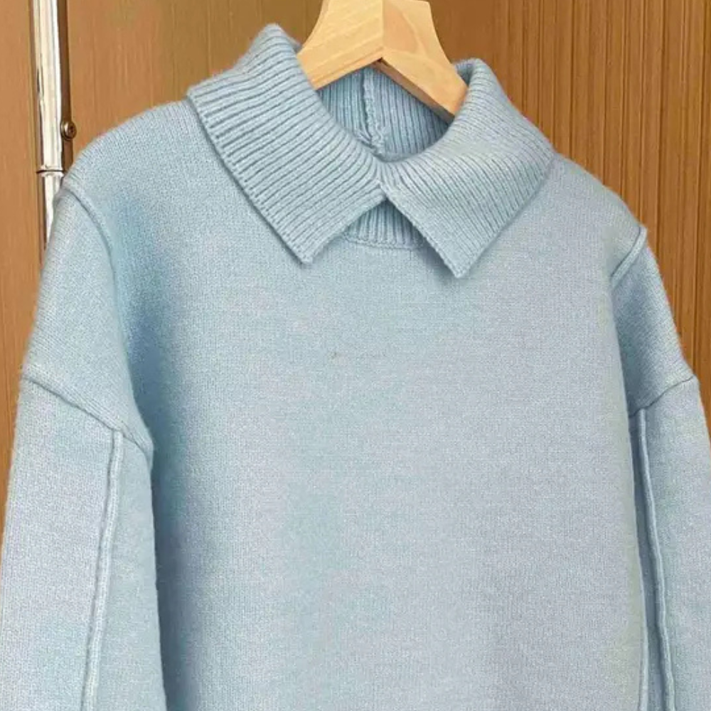 Luxe Polo Knit Trui | Tijdloze Warmte, Stijl & Ongeëvenaarde Zachtheid