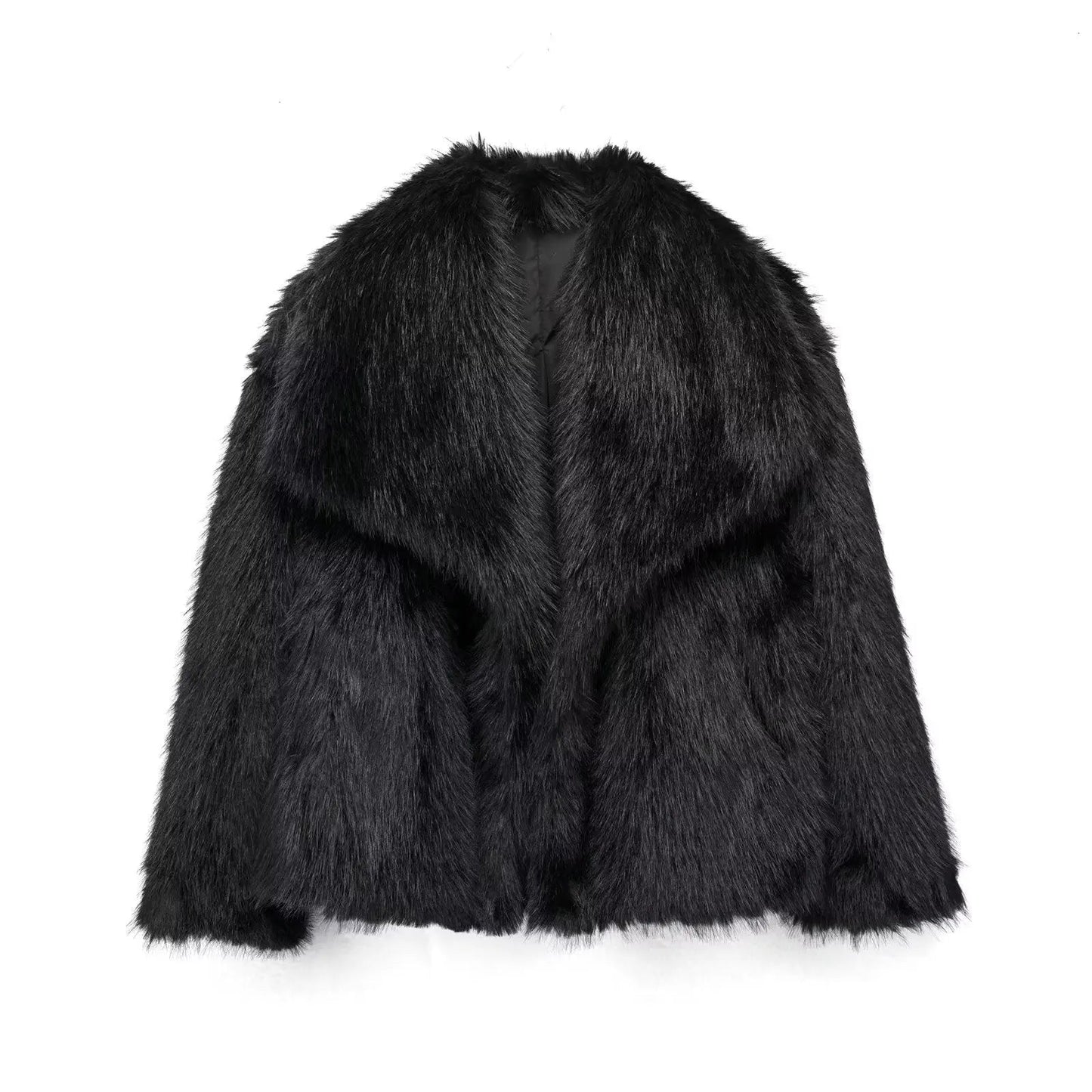 Luxe Pluizige Kunstbont Jas | Warmte, Volume En High-End Glamour