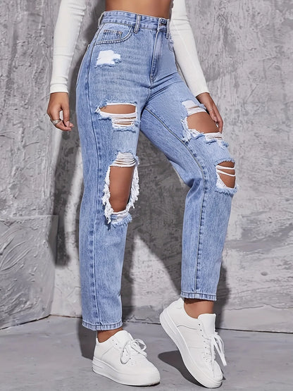 ALEYNA | Hoge Taille Damesjeans – Denim Voor Een Stijlvolle en Casual Look