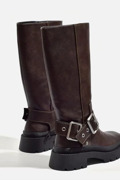 Kniehoge Chunky Laarzen Voor Dames | Stoere stijl & ultiem comfort