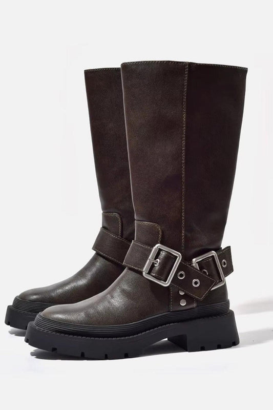 Kniehoge Chunky Laarzen Voor Dames | Stoere stijl & ultiem comfort