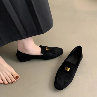 LINA | Lichtgewicht Britse Suède Dames Loafer – Klassiek, Comfortabel & Tijdloos Voor Elke Gelegenheid