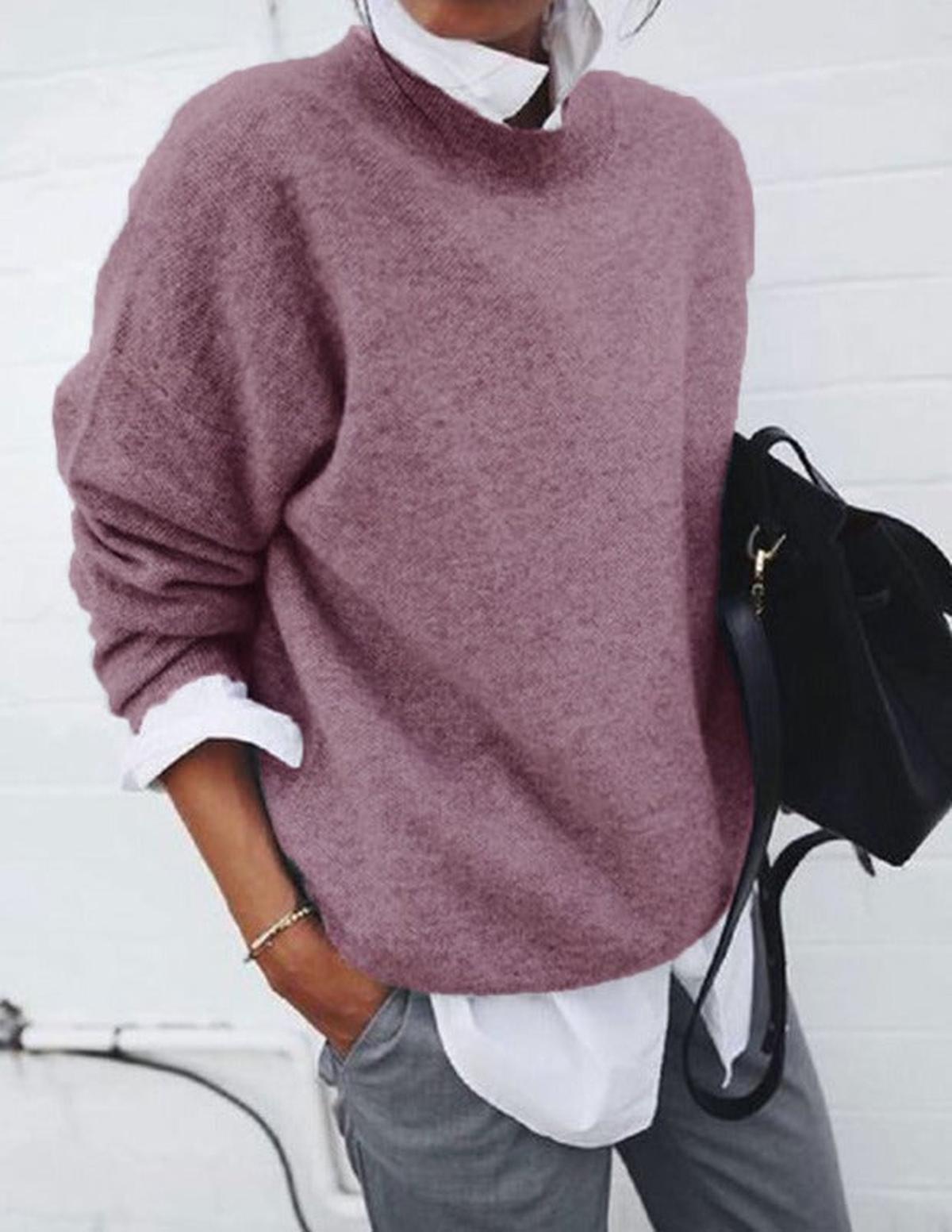 Dames Trui met Blouse Details – Luxe, Zelfverzekerd & Onweerstaanbaar Stijlvol