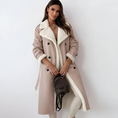 Lange Dames Winterjas van lamswol | Pure luxe & ultieme winterwarmte