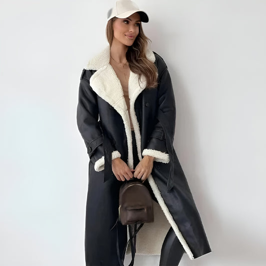 Lange Dames Winterjas van lamswol | Pure luxe & ultieme winterwarmte