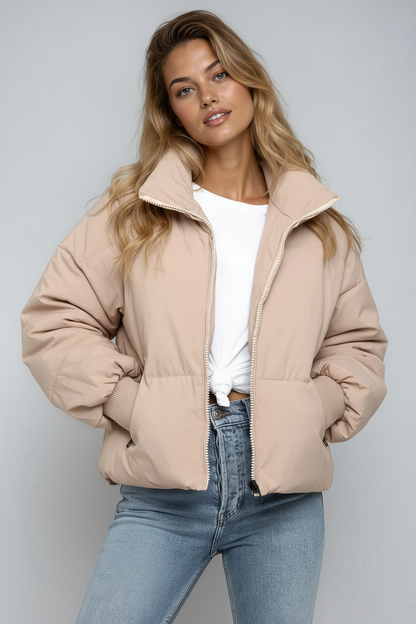 Gewatteerde Puffer Jas Dames | Kort, Lichtgewicht En Warm Voor Herfst En Winter