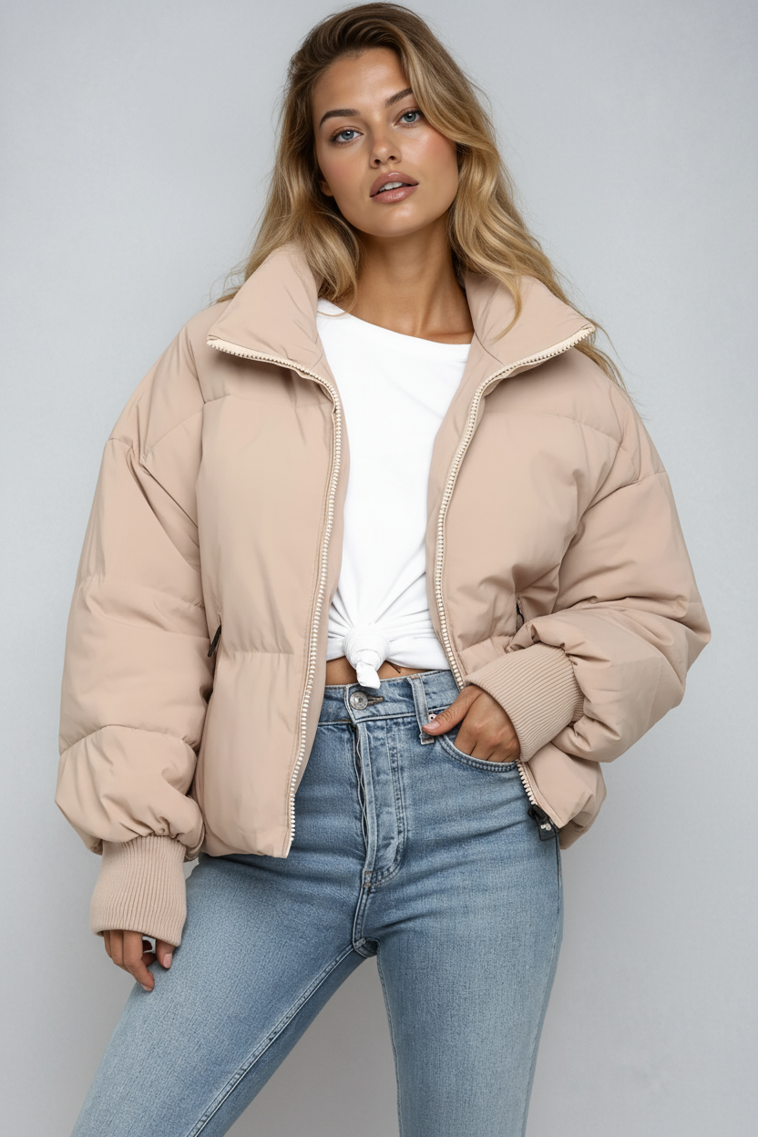 Gewatteerde Puffer Jas Dames | Kort, Lichtgewicht En Warm Voor Herfst En Winter