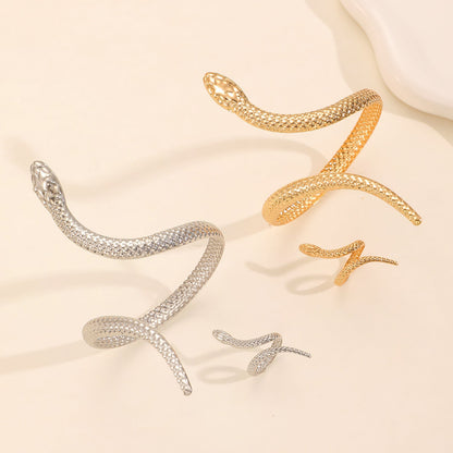 Snake Sieradenset | Statement Ring & Armband