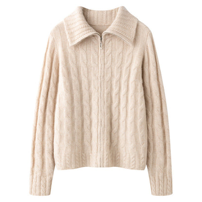Cable Knit Vest | Zacht Gebreid Vest met Rits Dames