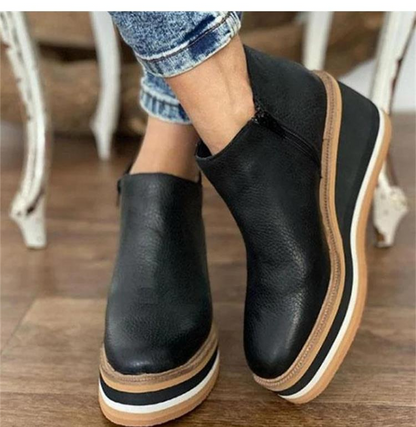 Enkellaarsjes Met Sleehak En Rits | Comfortabel, Trendy En Perfect Voor Elke Dag