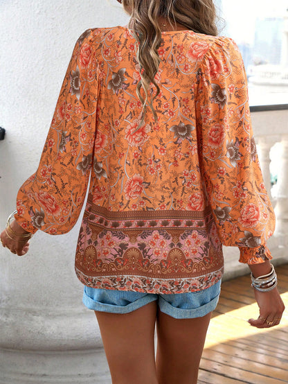 AVA | Zomerse Boho Blouse Voor Dames - Luchtig, Flatterend & Stijlvol
