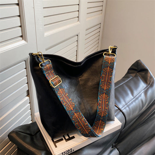 Stijlvolle Vintage Dames Leren Handtas – Tijdloos & Elegant
