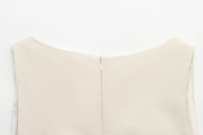 MIREILLE | Blazerstijl Dames Top Met V-Hals en Tailledetail - Stijlvol, Elegant & Perfect voor Avondjes uit