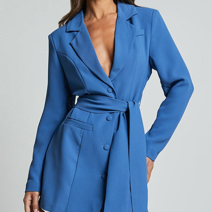 ELIANA | Getailleerde Dames BlazerJurk – Elegant, Verfijnd, Tijdloos