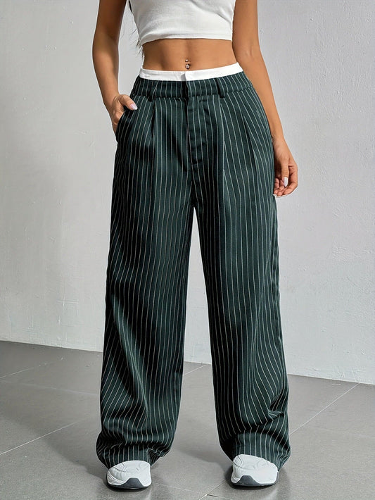 SHADE | Comfortabele Dames Panthalon Met Streep Design - Comfortabel & Stijlvol