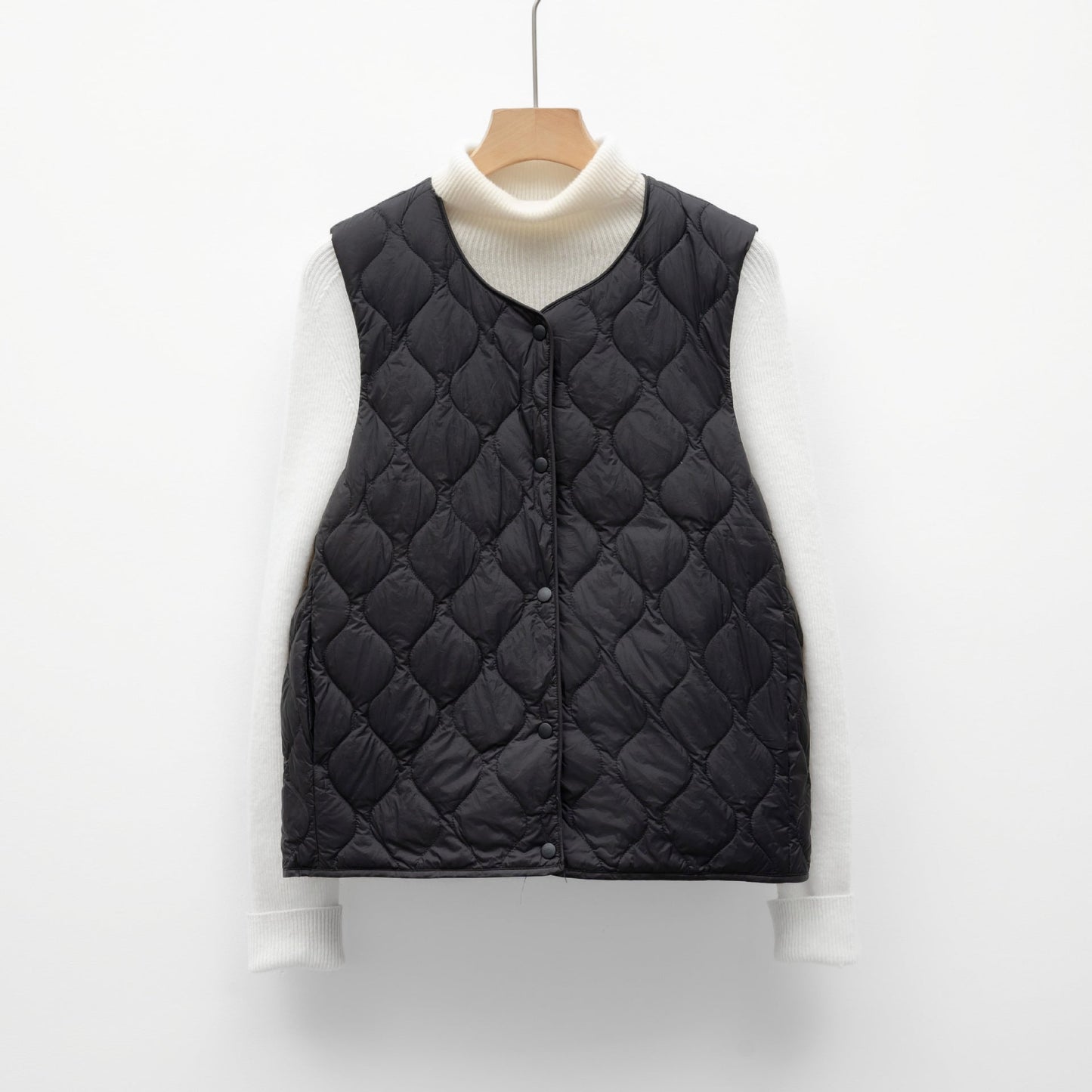 Reversible Gewatteerd Vest Voor Dames | Lichtgewicht Omkeerbaar Bodywarmer Voor Lente En Herfst