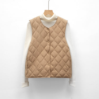Reversible Gewatteerd Vest Voor Dames | Lichtgewicht Omkeerbaar Bodywarmer Voor Lente En Herfst
