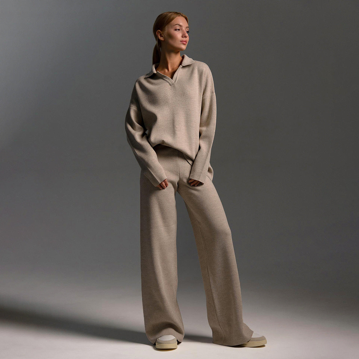 DANIEK | Gebreide Dames Set Met Losse Pasvorm & Toch Luxe Uitstraling - Stijlvol & Comfortabel