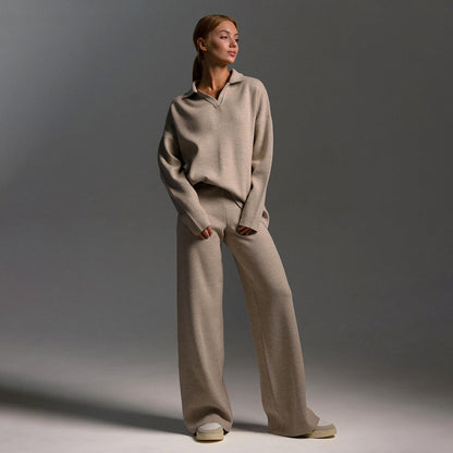 DANIEK | Gebreide Dames Set Met Losse Pasvorm & Toch Luxe Uitstraling - Stijlvol & Comfortabel