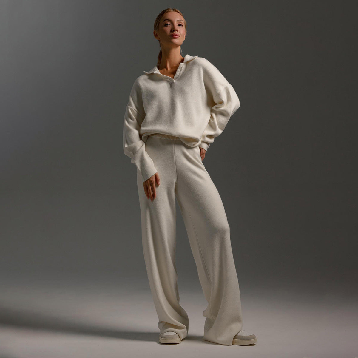 DANIEK | Gebreide Dames Set Met Losse Pasvorm & Toch Luxe Uitstraling - Stijlvol & Comfortabel