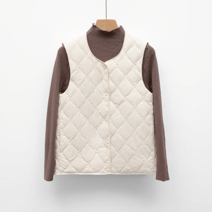 Reversible Gewatteerd Vest Voor Dames | Lichtgewicht Omkeerbaar Bodywarmer Voor Lente En Herfst