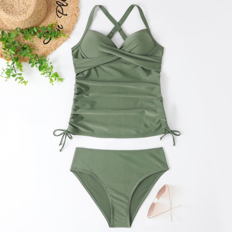 SABINA |Tankini Set met Buikbedekking – Verbergt & Flatteert met Stijl