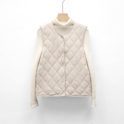 Reversible Gewatteerd Vest Voor Dames | Lichtgewicht Omkeerbaar Bodywarmer Voor Lente En Herfst
